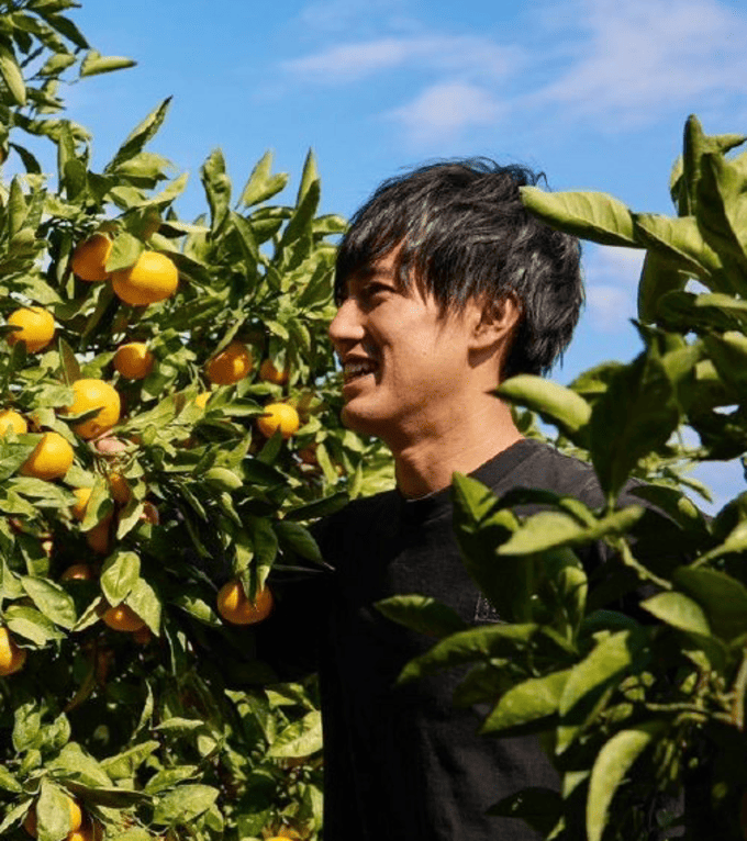上 信太郎 氏
<善兵衛農園 七代目園主 井上 信太郎 氏